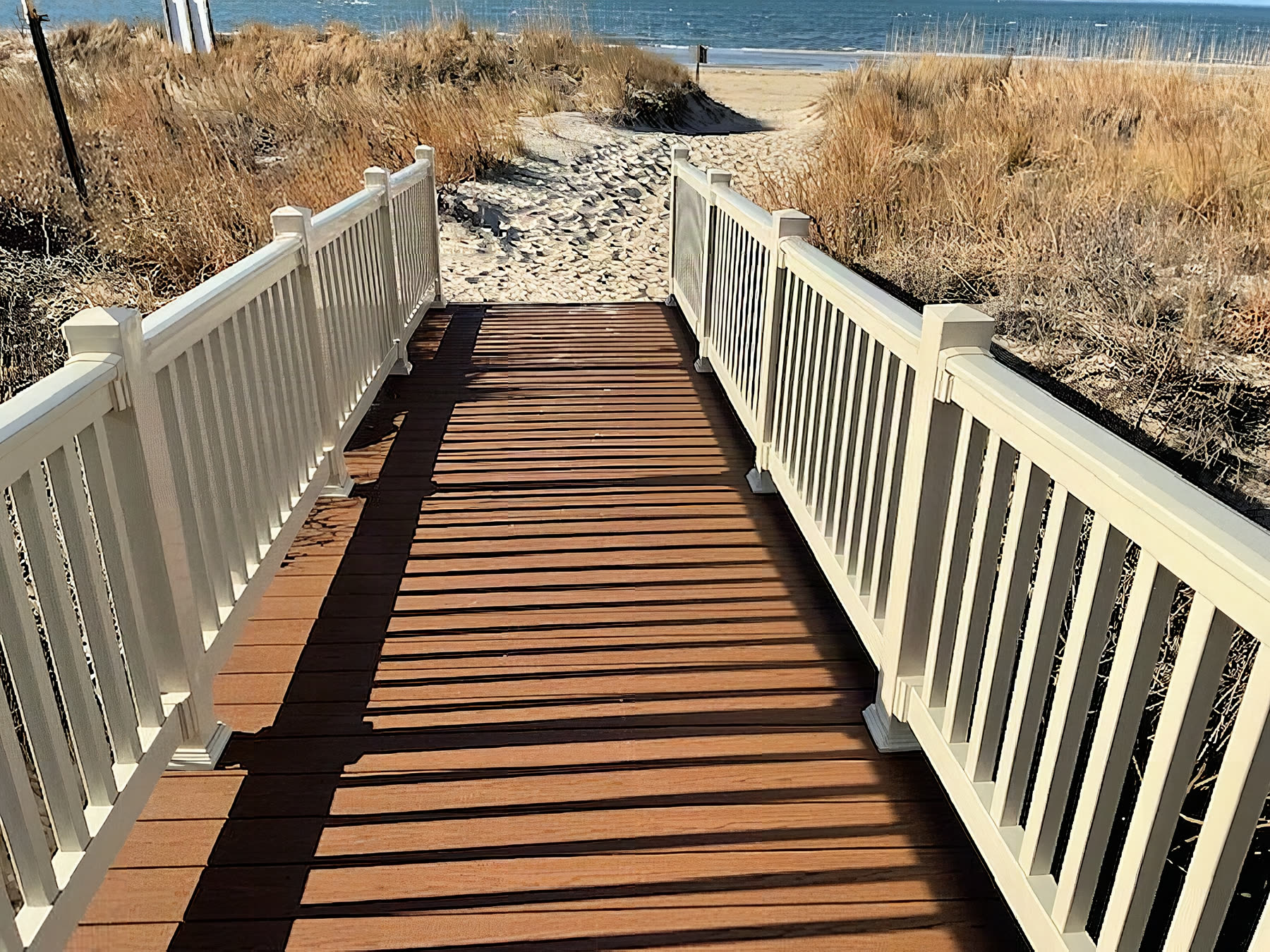Lesner Pointe Condominiums deck installation, view 4