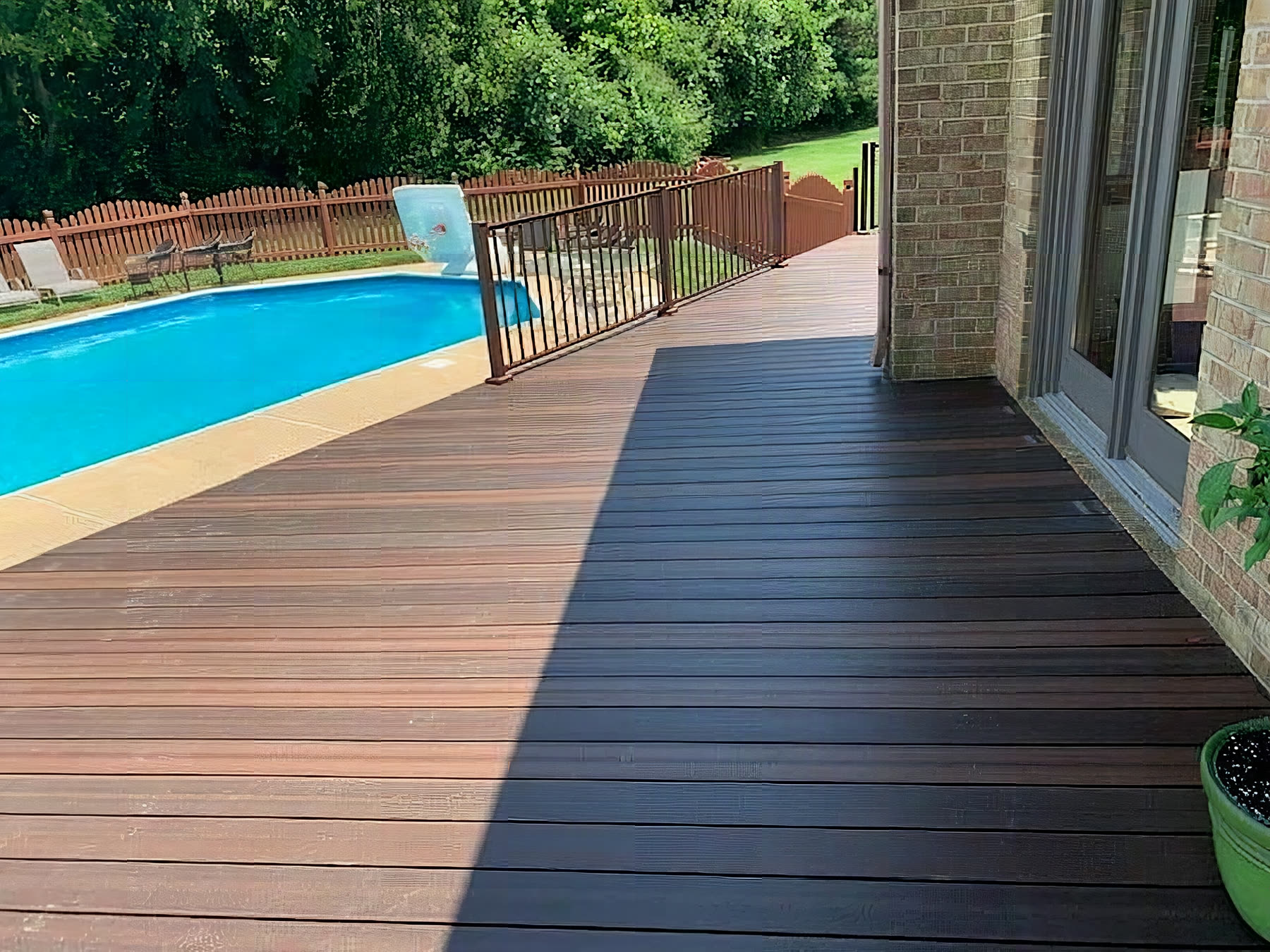 Envision composite decking installed by American Composite Deck Pros