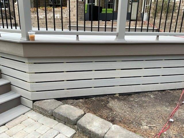 Fiberon Chai with Latte Trim composite deck installed by American Composite Deck Pros
