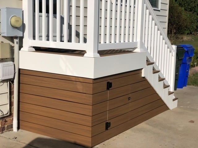 Fiberon Tuscan Villa composite deck installed by American Composite Deck Pros