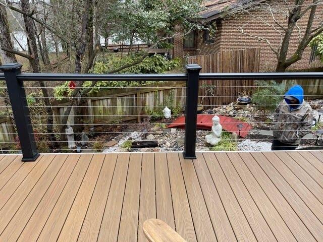 Fiberon Tuscan Villa deck detail