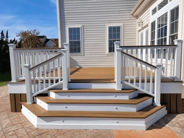 Trex Havana Gold deck detail