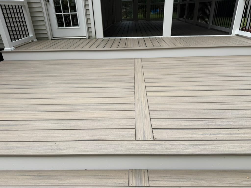 Trex Enhance Naturals Honey Grove deck detail
