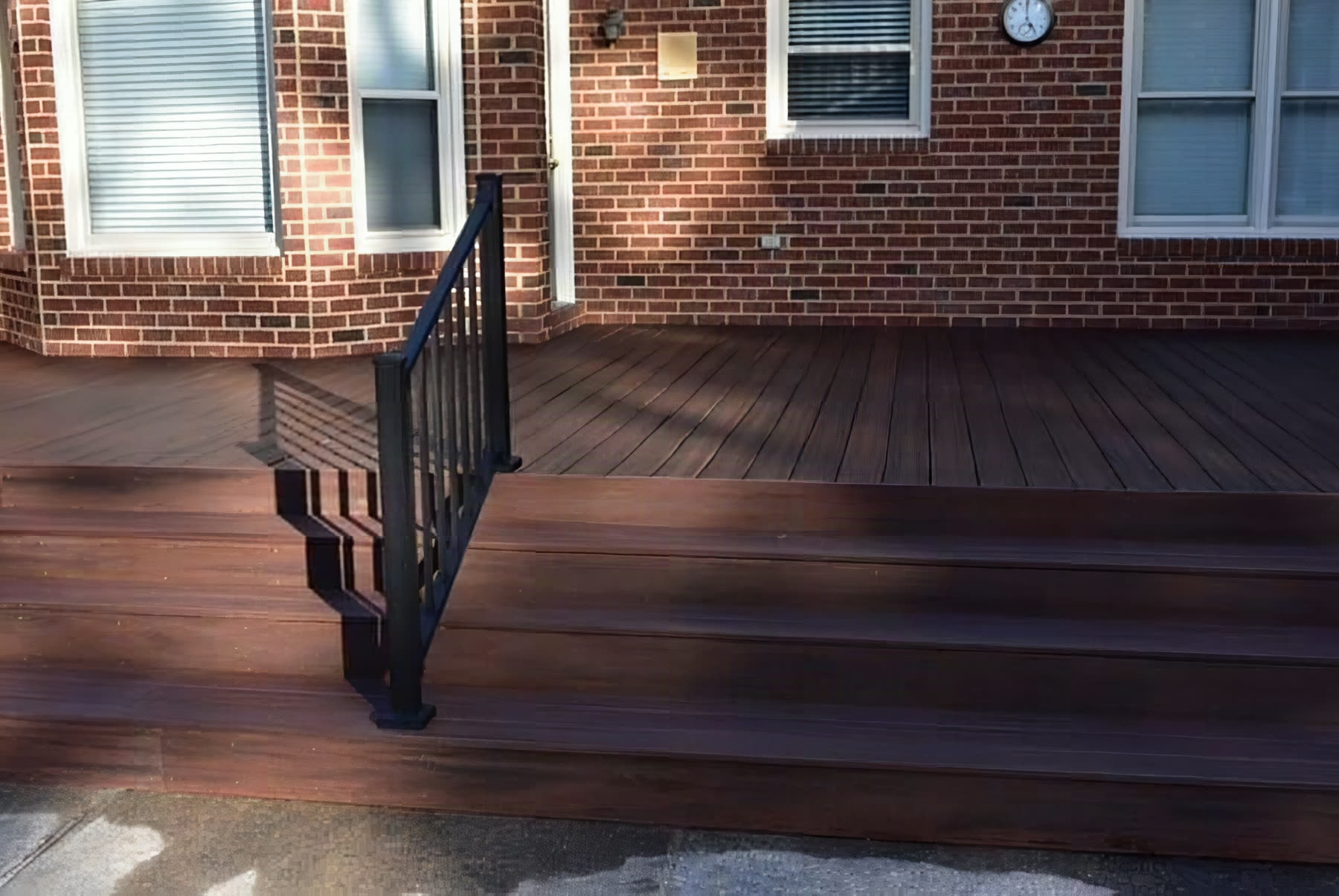 Trex Lava Rock composite deck installed by American Composite Deck Pros