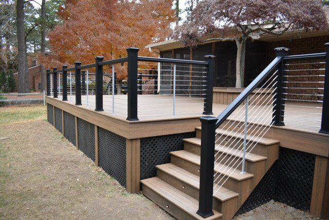 Trex Toasted Sand deck detail