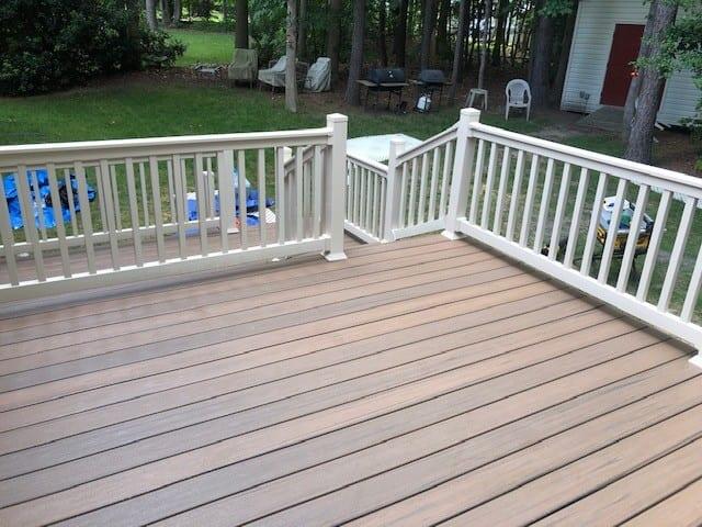 Trex Toasted Sand deck detail