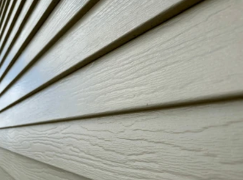 Woodgrain siding detail
